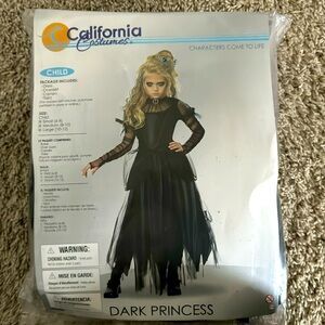 California Costumes Girls Dark Princess Child Costume, Black Small